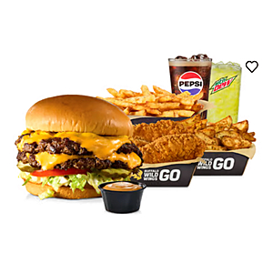 Buffalo Wild Wings Pick 6 Meals for 2 (2 entrees, 2 sides, 2 beverages) starting at $19.99