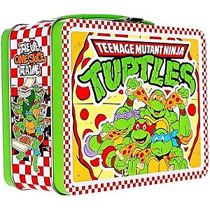 [AC] $39.80 | 3 × AQUARIUS Teenage Mutant Ninja Turtles Fun Box – TMNT Metal Storage Tin with Handle ($13.27 each) at Amazon