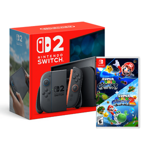 Nintendo Switch 2 Console + Super Mario Galaxy 1 + 2 Game Bundle $519 Wal-Mart