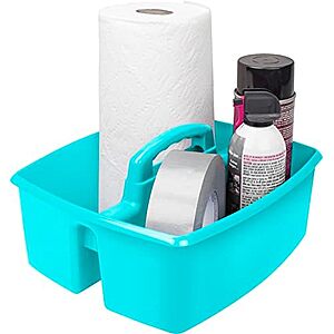 $6.20* | Storex Large Caddy (Teal, 13"x11"x6.4") at Amazon