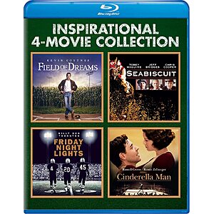 Inspirational 4-Movie Collection (Field of Dreams / Seabiscuit / Friday Night Lights / Cinderella Man) [Blu-ray] $11.99 Amazon.com