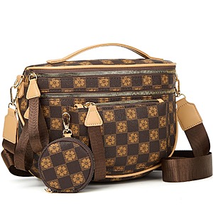 Checkered Crossbody Bag Bum Bag $8.47 + Free Shipping w/ Prime or orders $35+