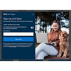 Dell 10% OFF Coupon Method