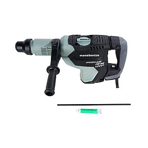 Metabo HPT Rotary Hammer Drill, 1-3/4-Inch, SDS Max, AC Brushless Motor, AHB Aluminum Housing Body, UVP User Vibration Protection (DH45MEY) $514.49