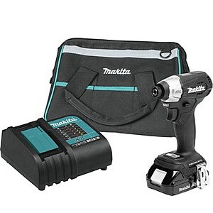 REFURBISHED with 2 yr warranty, Makita XDT18SY1B-R 18V LXT Cordless Impact Driver Kit, $74.87, FS, ebay