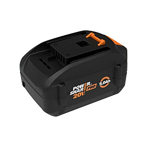 REFURB from Worx, WORX WA3571 20V Power Share PRO 5.0AH High Capacity Battery, $39.99, FS, ebay