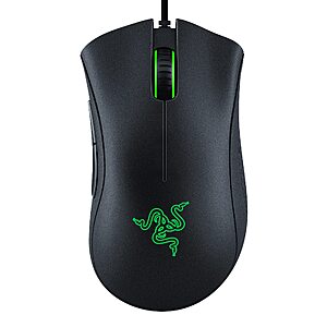 Razer DeathAdder Essential Ergonomic Wired Gaming Mouse (Black) $15 + Free Shipping w/ Prime or on orders over $35