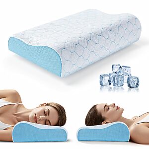 Memory Foam Cervical Neck Pillow, $14.99 w/ code