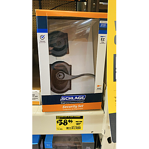 Accent Aged Bronze Single Cylinder Deadbolt and Keyed Entry Door Handle with Camelot Trim Combo Pack $38.46