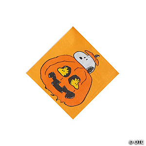 Peanuts® Snoopy & Woodstock Halloween Paper Beverage Napkins - 16 Pc. $2.67
