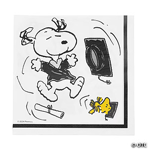 6 1/2" Peanuts® Snoopy Graduate Party Disposable Paper Luncheon Napkins - 16 Ct. 16 Piece(s) # $1.97