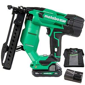 Metabo HPT MultiVolt 18 -Gauge 1/4-in Narrow Crown Finish Cordless Stapler ( Battery and Charger Included ) | N1804DAM $147.57
