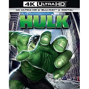 Hulk (4K UHD) $12.99 + Free Shipping w/ Prime or on $35+