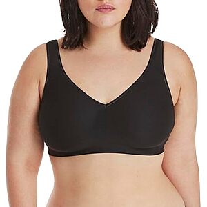 $8.74* | Hanes Smooth Comfort Full-Coverage Wireless Bra (Black) at Amazon