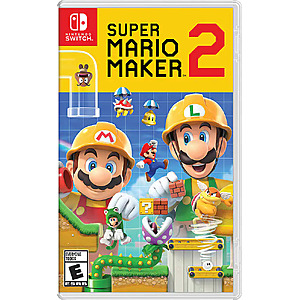 Super Mario Maker 2 - Nintendo Switch(Physical/Digital) $41.99 + Free Shipping at BestBuy
