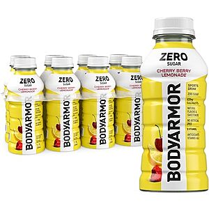 [SnS, AC] $3.58* | 8-Pk 12-Oz BODYARMOR ZERO Sugar Sports Drink (Cherry Lemonade) at Amazon