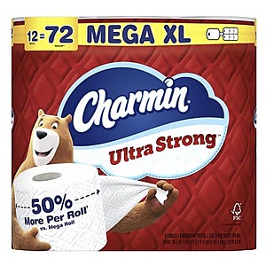12-Ct Charmin Ultra Mega XL Toilet Paper Rolls + $25 Walgreens Cash + $15 P&G Rebate, 3 for $51.17