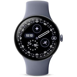 [Resale] $204.90 | Google Pixel Watch 4 (45mm) - Smartwatch - Moonstone Active Band - Wi-Fi (Used - Like New) at Amazon
