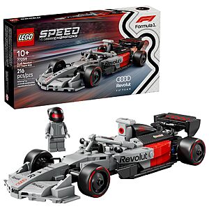 216 pcs LEGO Speed Champions Audi Revolut F1 Team R26 Race Car (77259) $18.69 + Free S&H w/ Prime or $35+