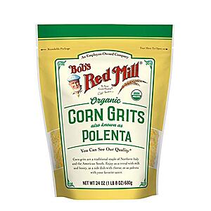 [AC] $3.38* | 24-Oz Bob's Red Mill Organic Corn Grits (Polenta) at Amazon