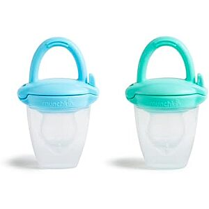 2-Pack Munchkin Silicone Baby Food Feeder (Blue & Mint) $4.99 + Free Shipping w/ Prime or on $35+