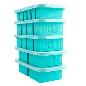 Ends today 09/13 Souper Cubes Silicone Freezer Storage Tray, 5-pack $54.99 free shipping Costco.com