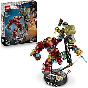 413-Piece LEGO Marvel Epic Battle: Hulkbuster vs. The Hulk Building Set (76343) $39.99 + Free Shipping