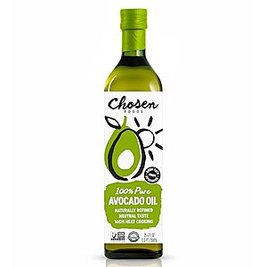 [NEW, SnS] $12.04 | 25.4-Oz Chosen Foods 100% Pure Avocado Oil at Amazon