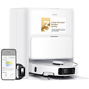 MOVA P50 Ultra Robot Vacuum & Mop Combo w/ 19,000 Pa Suction, Auto Empty, Mop Washing & Refill $359 + Free Shipping