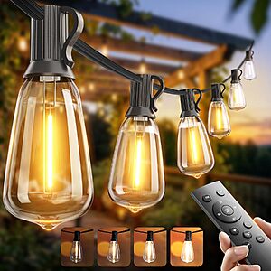 100' addlon Outdoor Waterproof Dimmable LED String Lights $14.99 + Free Shipping w/ Prime or on $35+
