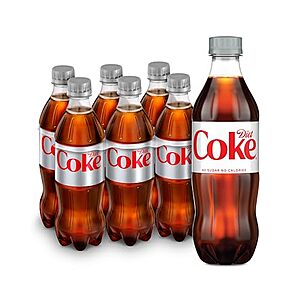 [SnS, AC] $13.92 | 4 × 6-Pack 16.9-Oz Diet Coke Diet Soda ($3.48 each) at Amazon (58￠ each)