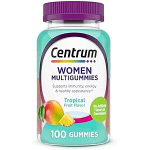 [SnS, AC] $3.04* | 100-Ct Centrum Men's or Women's Multivitamin Gummies (Fruit) at Amazon