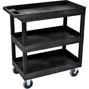 Luxor 3 Shelf Heavy-duty Cart $89.99 Free Shipping Costco.com