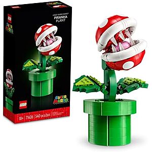 $35.98 | 540-Piece LEGO Super Mario - Piranha Plant (71426, 2023) at Amazon