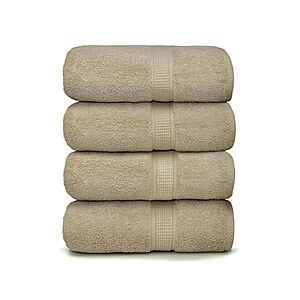 $28.99 | Ariv 4PK Oversized Bath Towels at Woot!