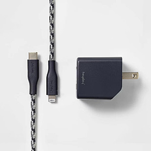 Open Box: 6' heyday USB-C to Lightning Cable PD Home Charging Kit (Dusk Blue) $11.99 + Free Shipping