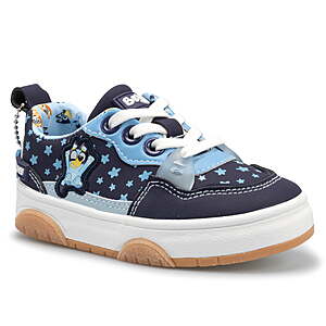 $9.72 FS WALMART+ Bluey Toddler Boys Low Top Slip On Casual Sneaker Size 5-12T (except 6)