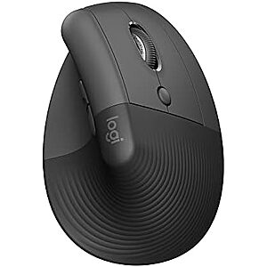 [Resale] $35.95* | Logitech Lift Vertical Ergonomic Wireless Mouse - Graphite (Used - Like New) at Amazon