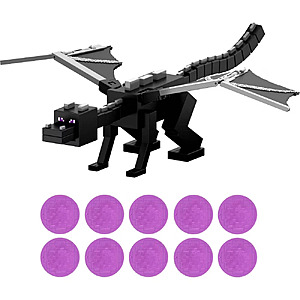 Minecraft 20" Dragon's Breath Attack Ender Dragon Action Figure w/ 10 Discs $13.99 + Free Shipping