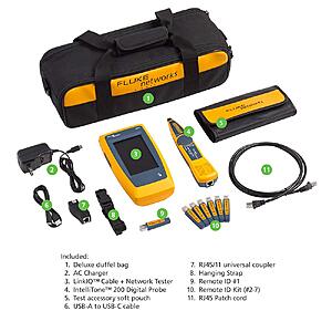 Fluke Networks LIQ-KIT LinkIQ Cable + Network Tester Kit $2478.6