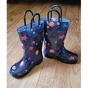 $17 AMAZON Girls DREAM PAIRS Kids Waterproof Rain Boots Lightweight,Non-Slip Outsole, (5 Toddler to 6 Big Kid Sizes)