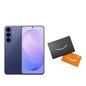$700, get $200 AMAZON GC, Free Ship Samsung Galaxy S26 FE, Unlocked Phone + $200 Gift Card, Blueberry, 128GB