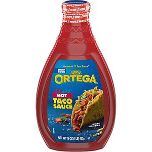16-Oz Ortega Original Mild Taco Sauce $2.73 w/ S&S + Free Shipping w/ Prime or on $35+