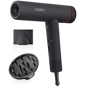 Hair Dryer, CONFU Hair Dryer with Diffuser 110000 RPM $49.99