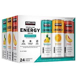 Costco (in-warehouse): 24-ct Kirkland Signature Sparkling Energy Drink, 12oz for $12.99 until 9/20