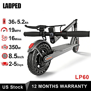 LADPED LP60 350W 19Mph Electric Scooter ~$99 + Free S/H