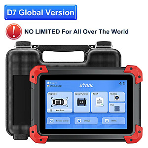 XTOOL D7 V2.0 OBD2 Automotive Scanner w/ Key Programmer, All-System Diagnostics & ECU Coding $292 + Free Shipping