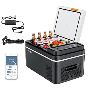 VEVOR/Succebuy 12V/24V DC 110-240V AC Fridge Portable Compressor Cooler: 20L $93, 22L $118 + Free Shipping $99.64