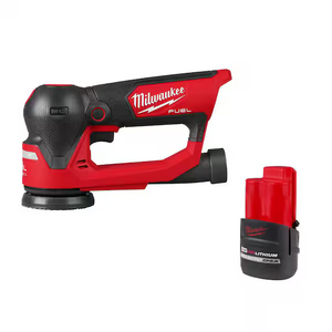 Milwaukee M12 FUEL 12V Lithium-Ion Brushless Cordless 3 in. Random Orbital Detail Sander with M12 2.5 Ah Battery $164