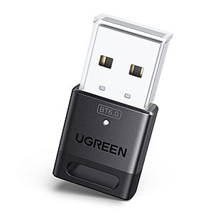 UGREEN USB Bluetooth Adapter for PC Bluetooth 6.0 Dongle Receiver $7.99 + Free S&H w/ Prime or $35+
